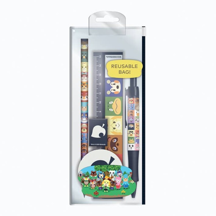 Animal Crossing (Villager Squares) Stationery Bag