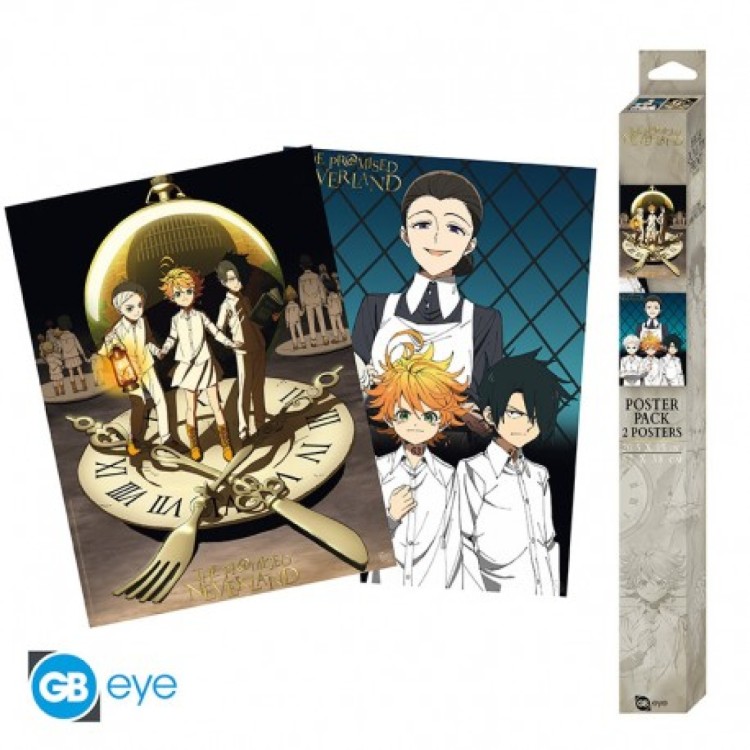 The Promised Neverland Set 2 Posters Chibi